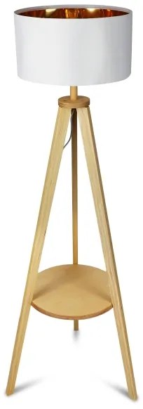 Fehér állólámpa 1xE27/40W/230V