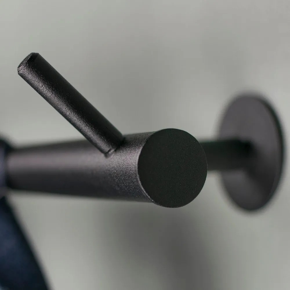 Fekete fém fali fogas Odin – Spinder Design