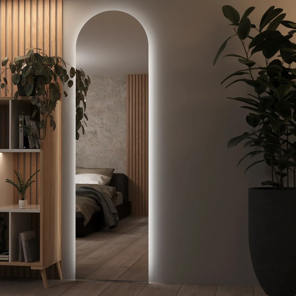 Atipikus tükör LED világítással G9