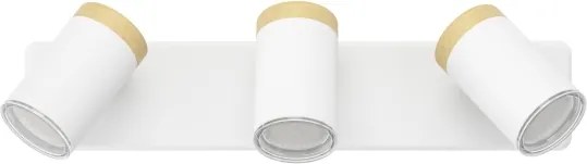 Eglo 300004 - Fürdőszobai spotlámpa CONSUMA 3xGU10/3W/230V IP44 fehér/bézs