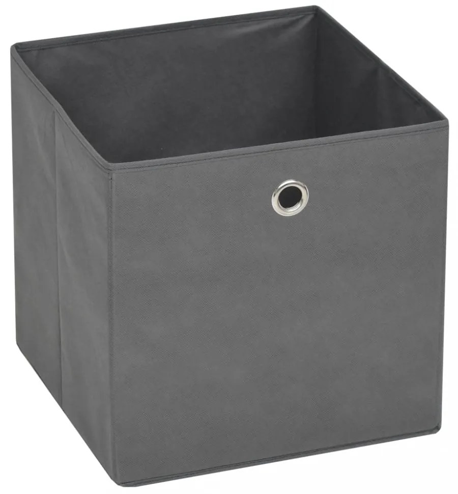 10 db szürke, nem szőtt tárolódoboz 32 x 32 x 32 cm