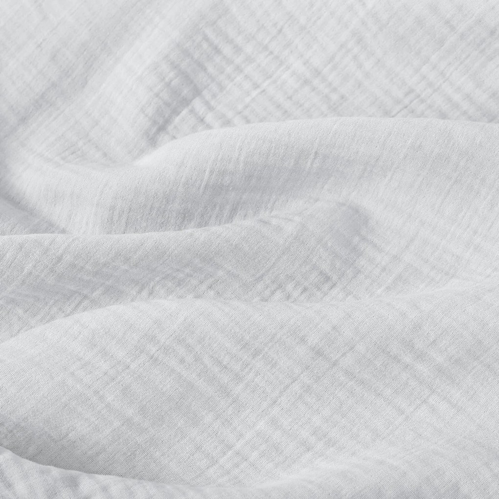 Goldea muszlin ágyneműhuzat – világosszürke 140 x 200 és 70 x 90 cm