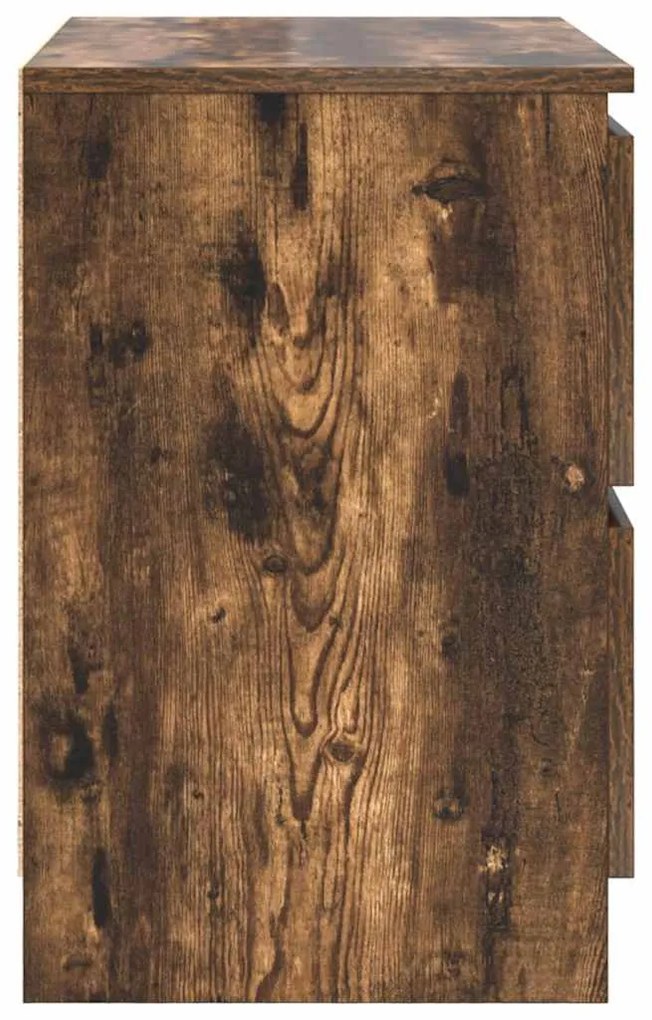 füstös tölgy színű szerelt fa TV-szekrény 60x35x54 cm