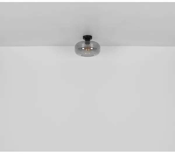 Globo 15566D - Felületre szerelhető csillár GIUSEPPE 1xE27/40W/230V átm. 28 cm szürke