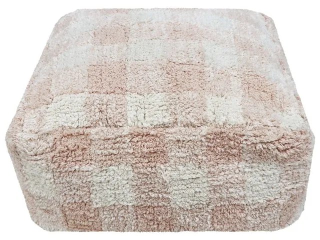 Világos rózsaszín gyerek puff Vichy Rose – Lorena Canals