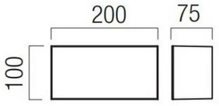 Redo 90326 - LED Kültéri fali lámpa KODIAK LED/8W/230V IP65 fehér/fekete