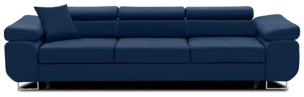 Rigatto kanapéágy, bársony, kék