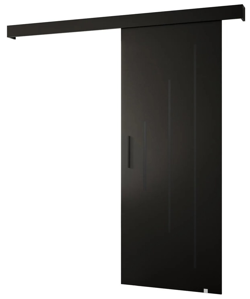 Tolóajtó 70 cm Slavdro 3 (matt fekete). 1108772