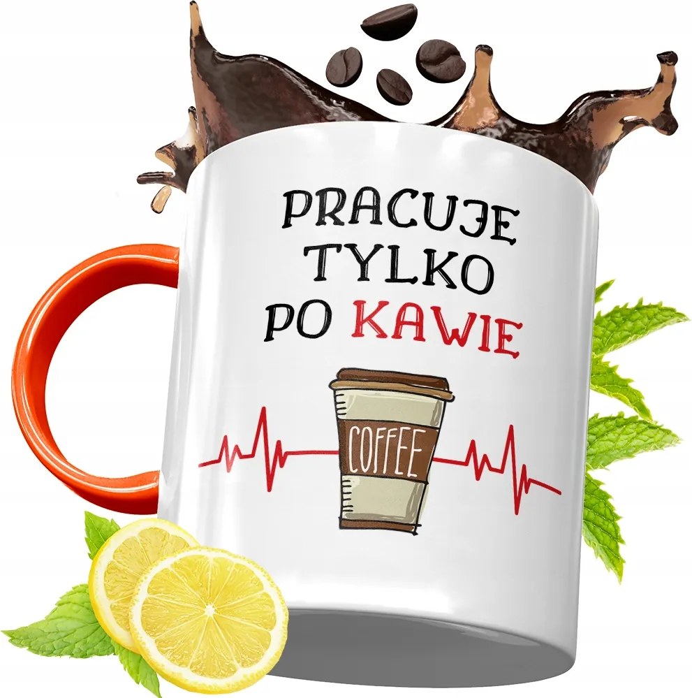 Narancssárga Bögre Dolgozóknak Ajándék fényképes nyomtatással