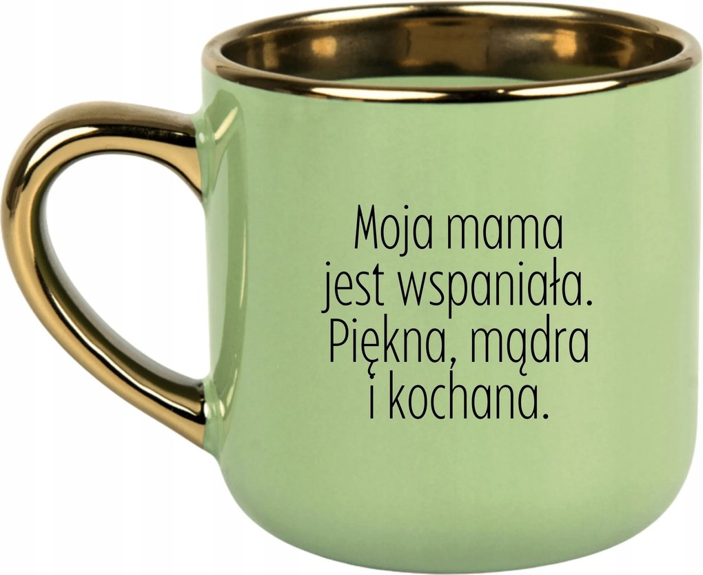 Bögre Zöld 400ml Ajándék Vicces Anyák Napja Anyám Csodálatos