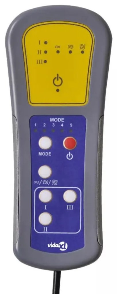 krémszínű szövet elektromos masszázsfotel