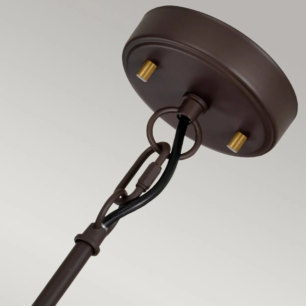 Elstead modern függeszték corona antik bronz antik réz elsdl-corona-3p-bab