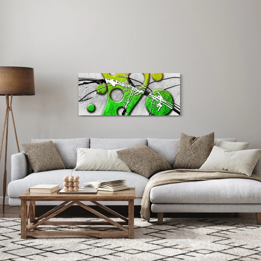Absztrakt kép (120x50 cm)