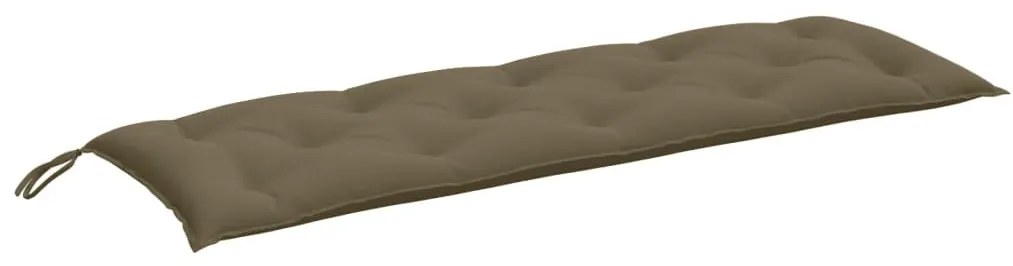 melange tópszínű szövet kerti padpárna 150 x 50 x 7 cm