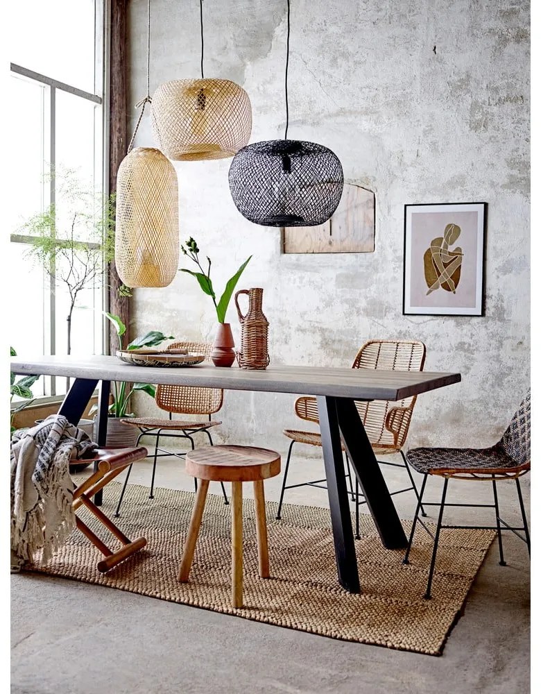 Natúr színű kézi szövésű tengerifű szőnyeg 150x245 cm Enzov – Bloomingville