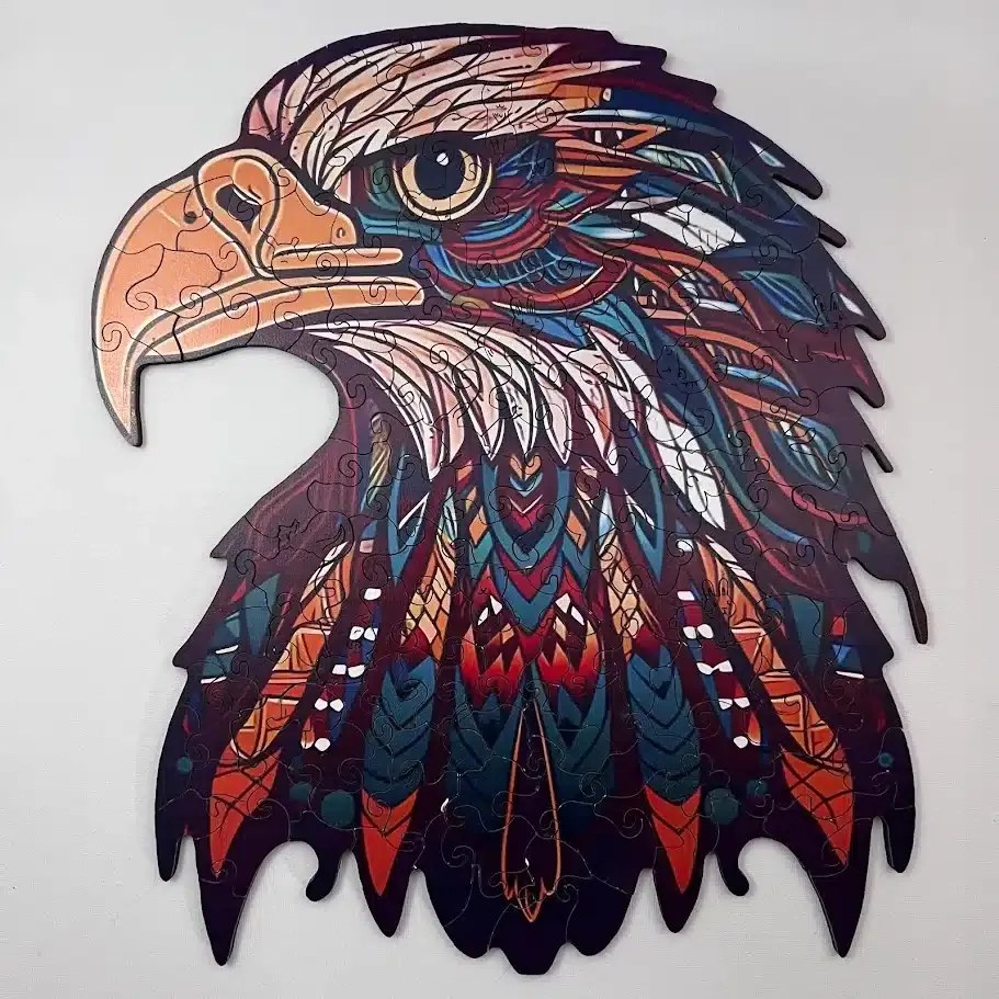 Fenséges sas fa puzzle