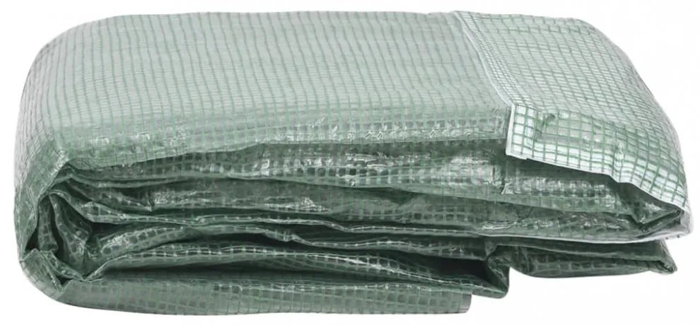zöld melegház pótponyva (9 m²) 200 x 450 x 200 cm