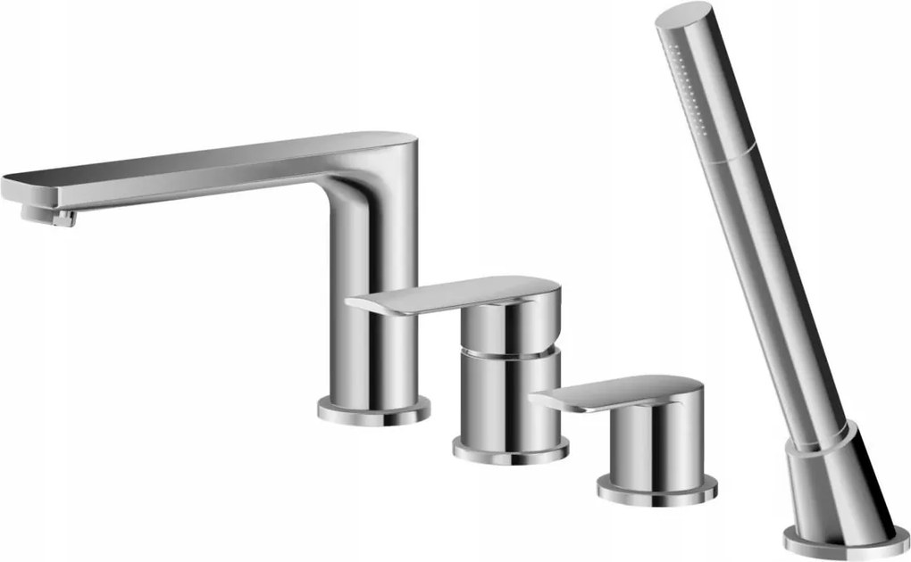 Kádtöltő csaptelep egykaros kádhoz Króm Kohlman Texen QB244T