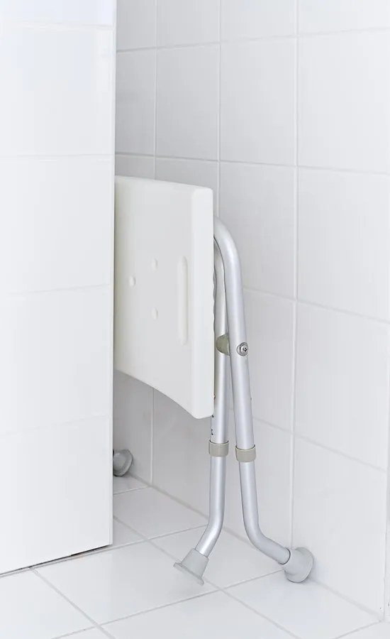 Ridder, Fürdőszobaszék, összecsukható, fehér, A0050301