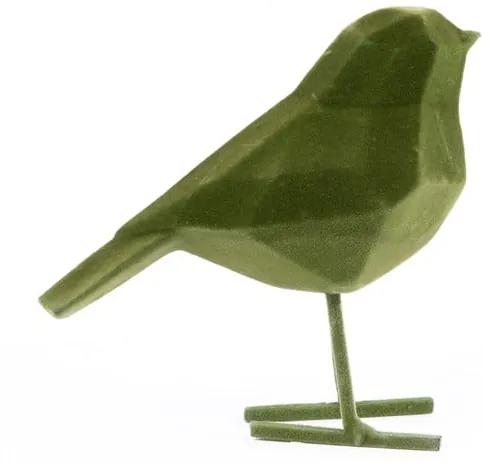 Bird sötétzöld dekorációs szobor, magasság 17 cm - PT LIVING