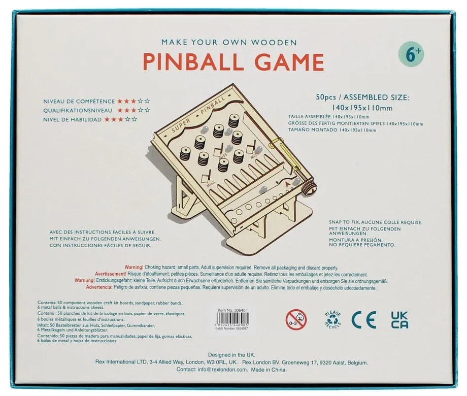 Kreatív készlet DIY Pinball – Rex London