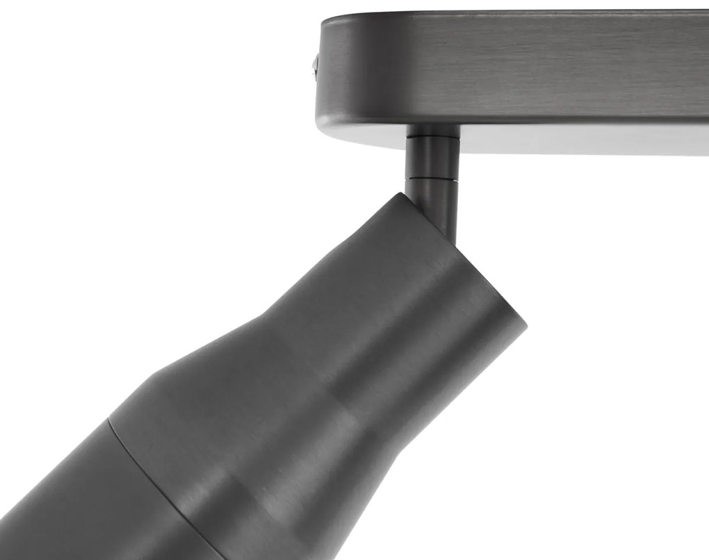 Kerek mennyezeti spotlámpa, antracit GU10 50 mm 3-fényes - Stanley