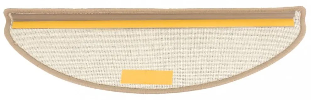 15 db szürke-barna lépcsőszőnyeg 65 x 21 x 4 cm