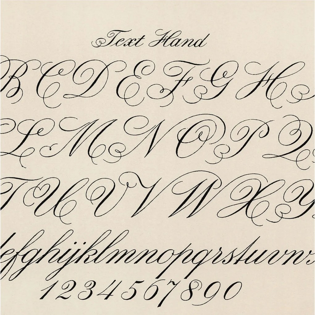 Stílusos Dekoratív fotótapéta Flizelin Kalligrafikus írás 250x250