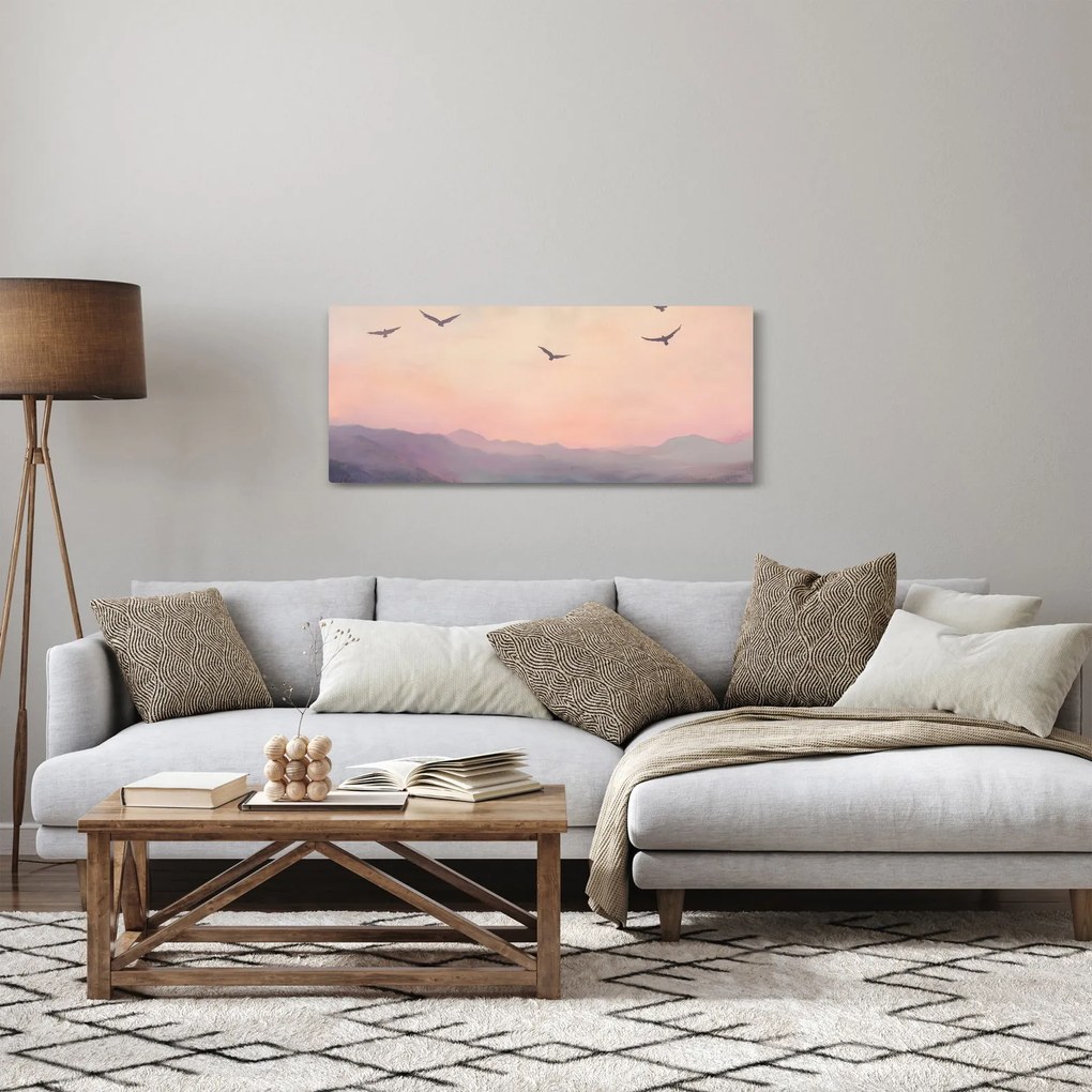 Kép - Madárcsapat II. (120x50 cm)