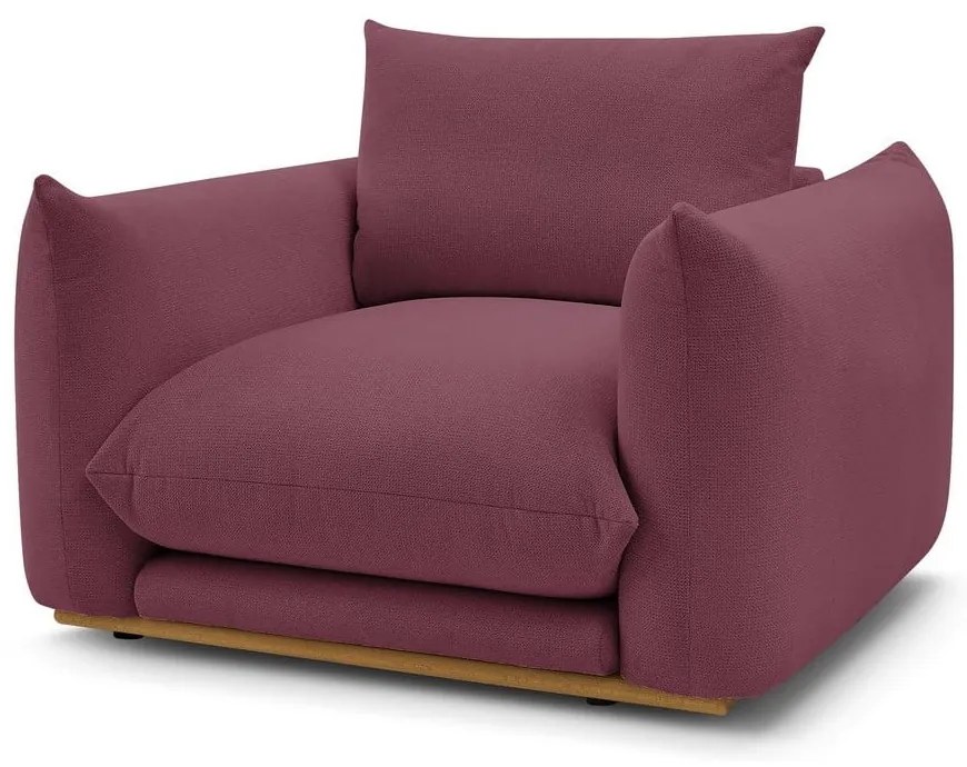 Borvörös fotel Ernest – Bobochic Paris