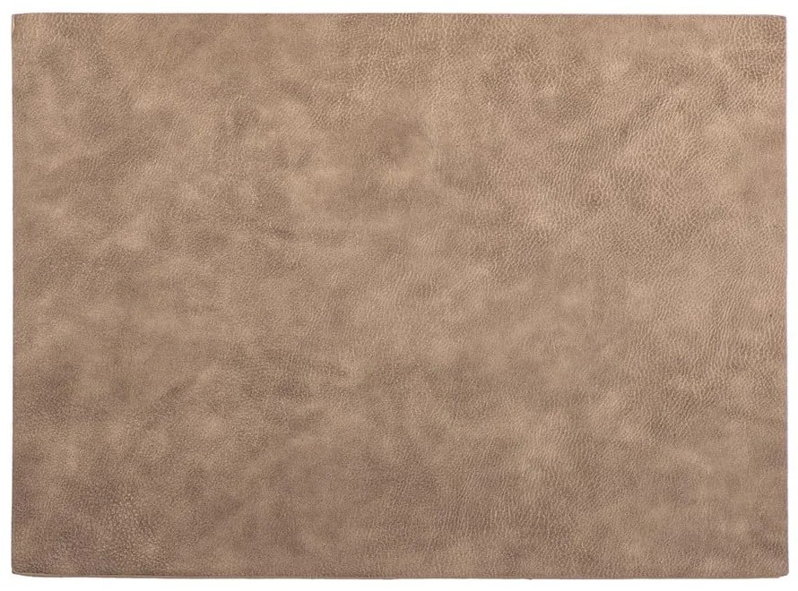 Troja Rectangle barna műbőr tányéralátét, 33 x 45 cm - ZicZac
