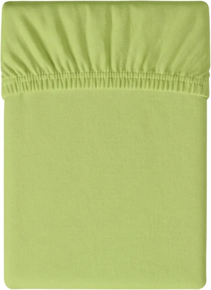 Jersey lepedő pisztácia 90 x 200 cm