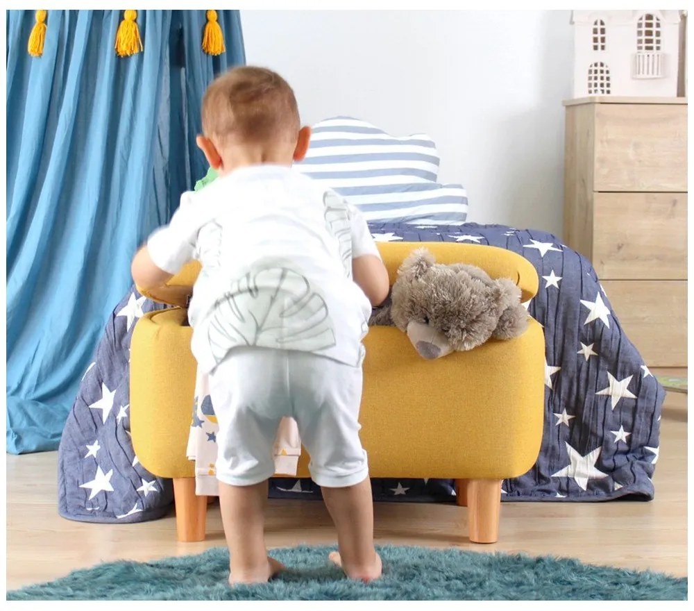 Sárga gyerek pad Moouv – Hanah Home