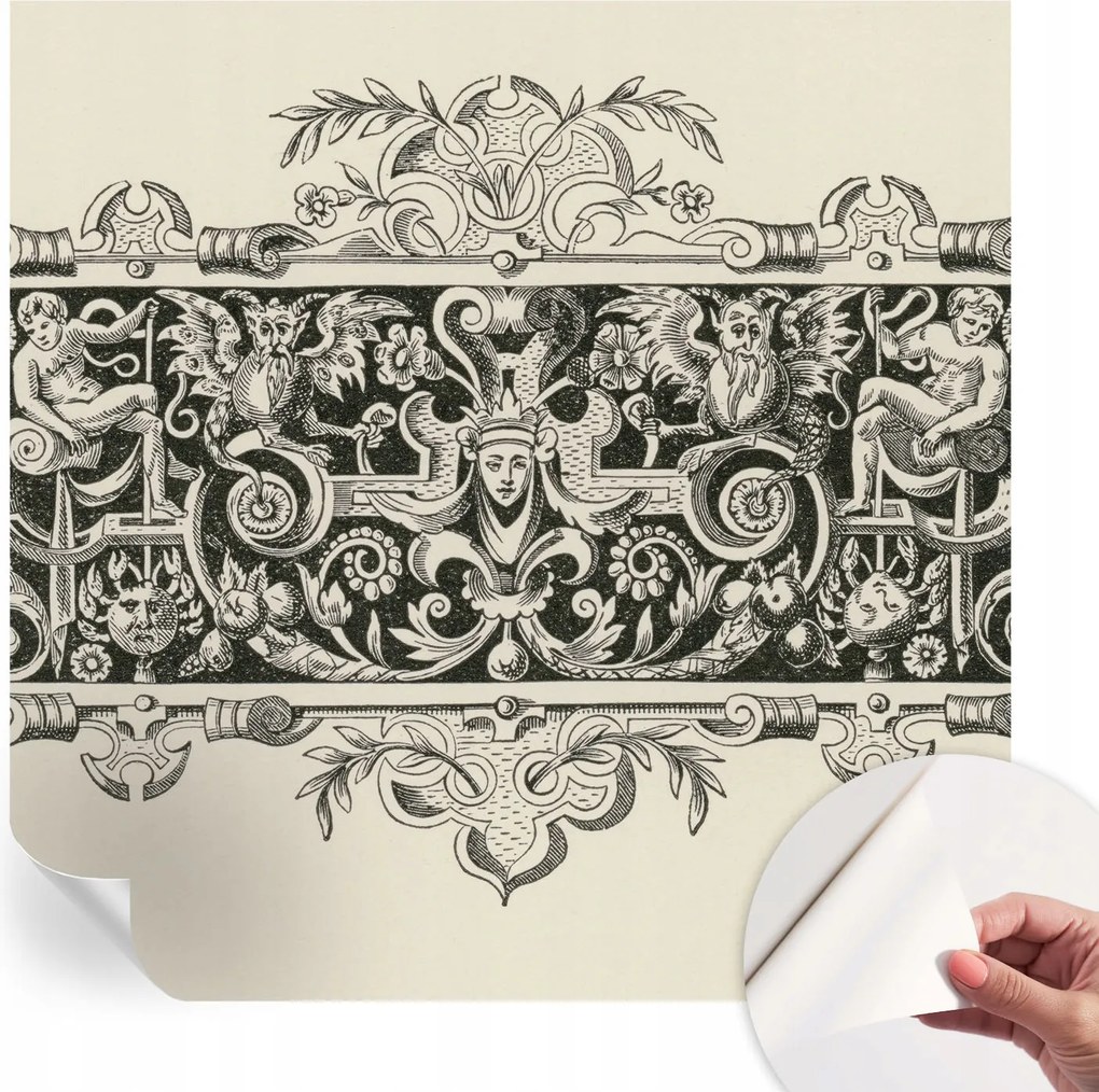 Dekoratív öntapadós fotótapéta irodába Mitológiai motívumok 250x250