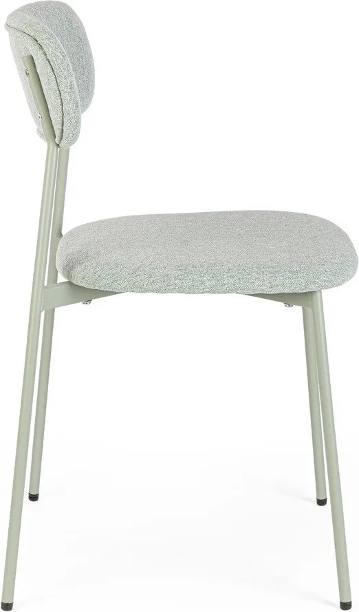 Mentazöld kárpitozott étkezőszék Inka – Yes Everyday
