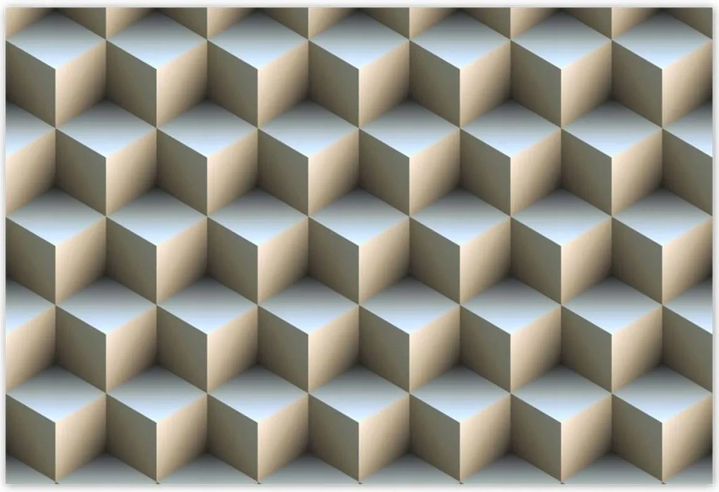 Poszterek 200x135 3D kockák