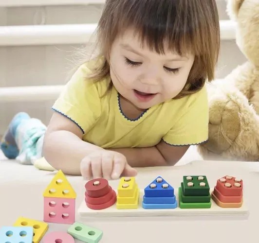 Wooden puzzle sorter Kruzzel 22492