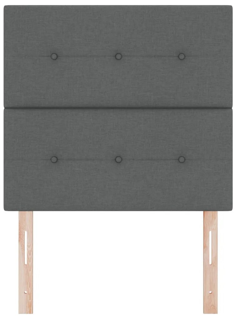 Fejtámla Gombos Steppelt Sötétszürke 80 cm Szövet