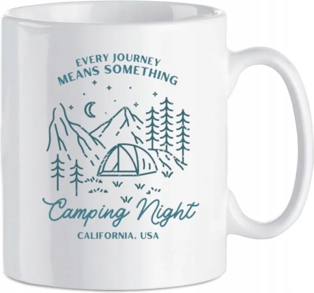 Bögre Turistáknak Kempingezés Hegyek Erdő 330 ml