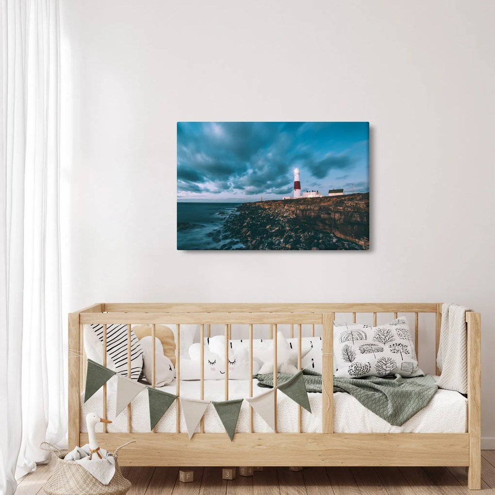 Világítótorony képe (90x60 cm)