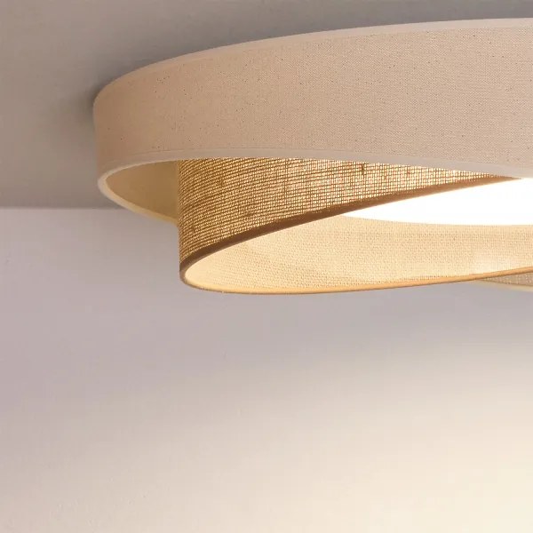 BRILAGI- dimmelhető LED lámpa VELVET TWIST LED/36W/230V CCT átm. 65 cm WT krém/bézs + távirányító