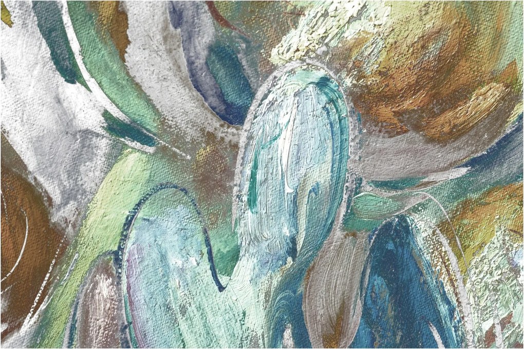 Kép - Absztrakt figurás festészet (90x60 cm)