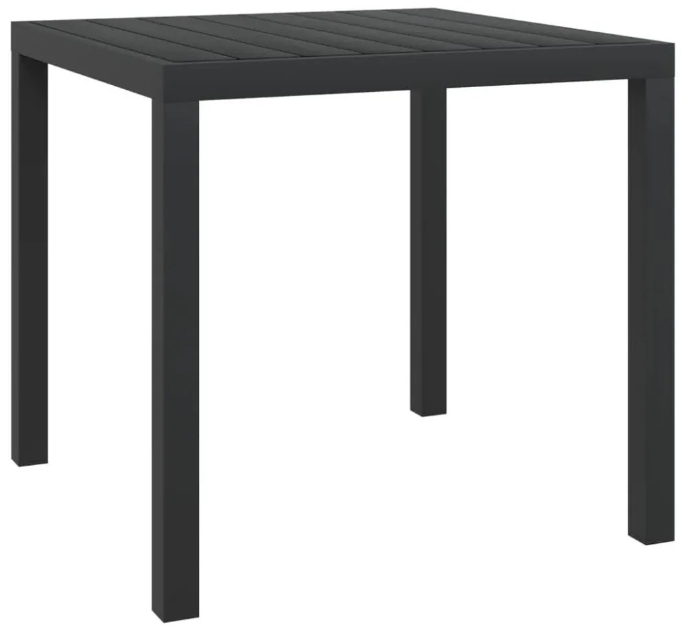 3 részes szürke polyrattan kerti étkezőgarnitúra párnákkal