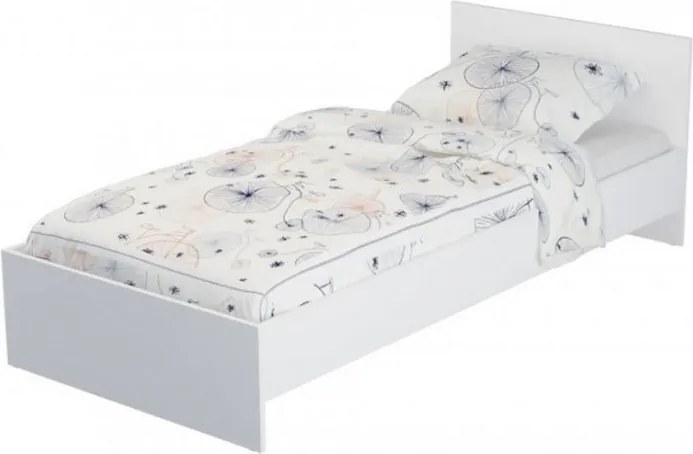 Pietro II NEW Egyszemélyes ágykeret 90x200, ágyráccsal Green Line matraccal - Fehér