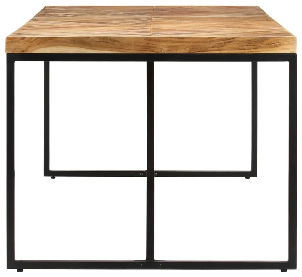 Tömör akácfa és mangófa étkezőasztal 180 x 90 x 76 cm