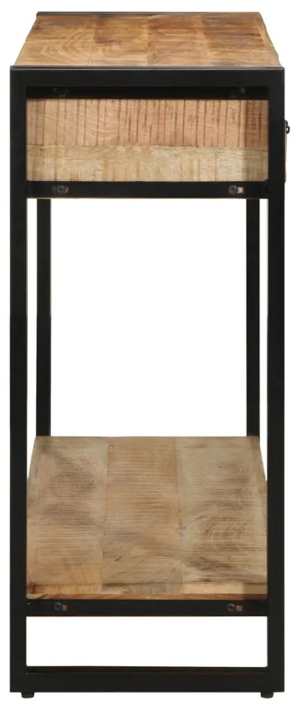 Konzolasztal 120x33x75 cm Tömör rusztikus mangófából