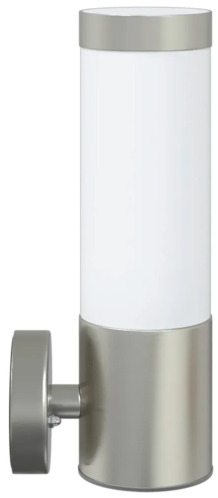 Kültéri Fali Lámpák 2 pcs Ezüst 12 x 7.5 x 27 cm