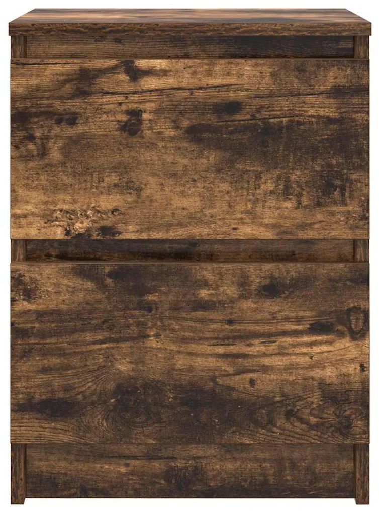 füstös tölgy színű szerelt fa TV-szekrény 40x35x54 cm