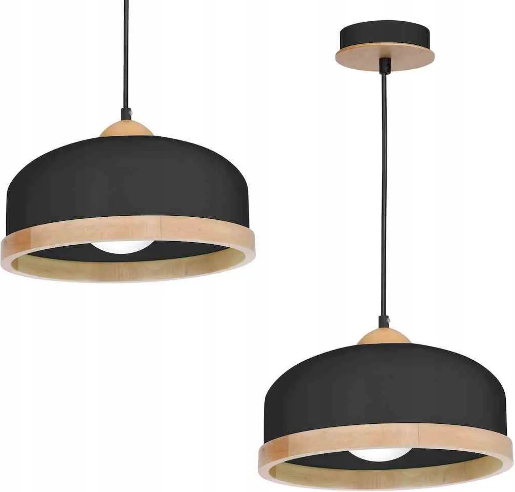 Függőlámpa Studio Black 1xE27