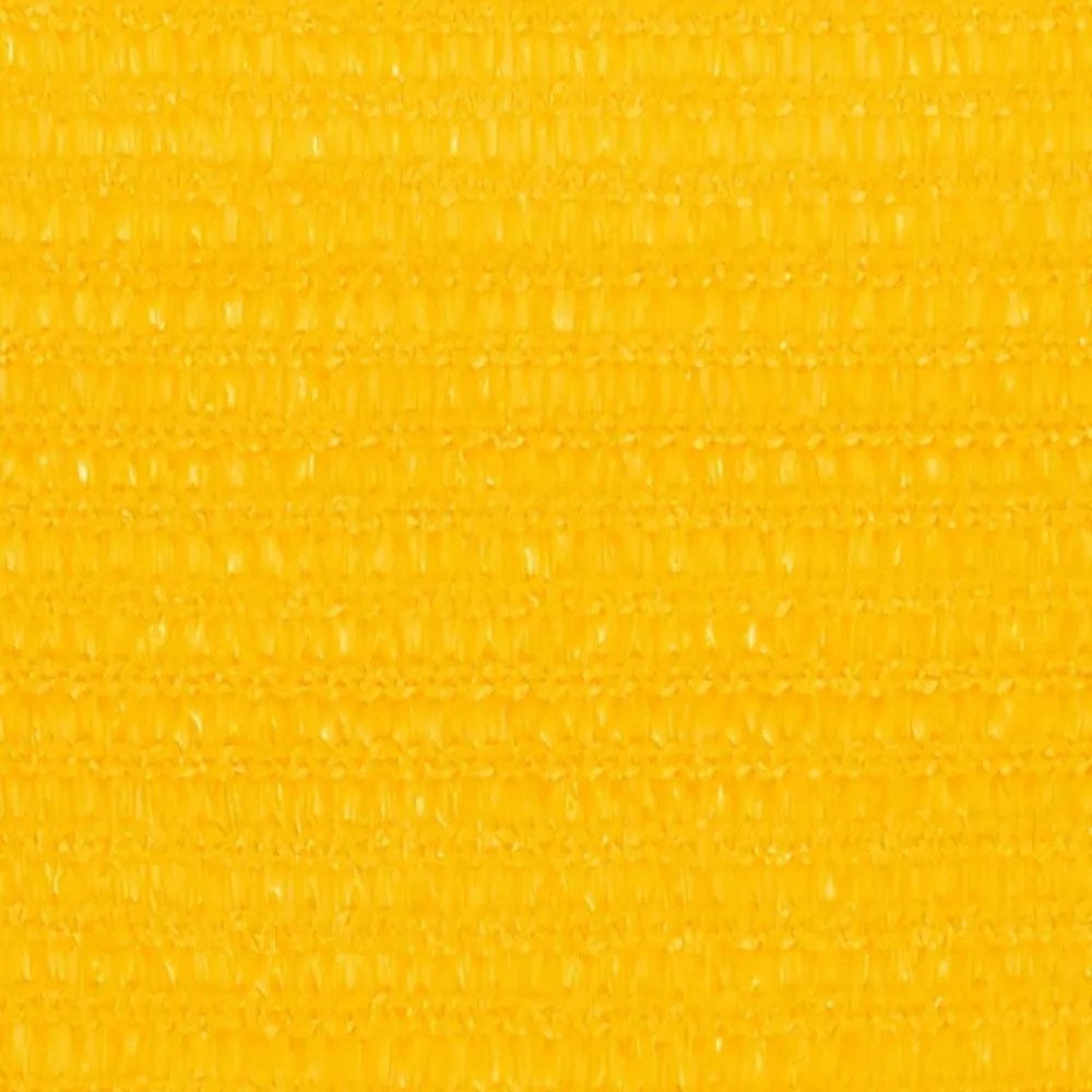 sárga HDPE napvitorla 160 g/m² 3 x 4 m